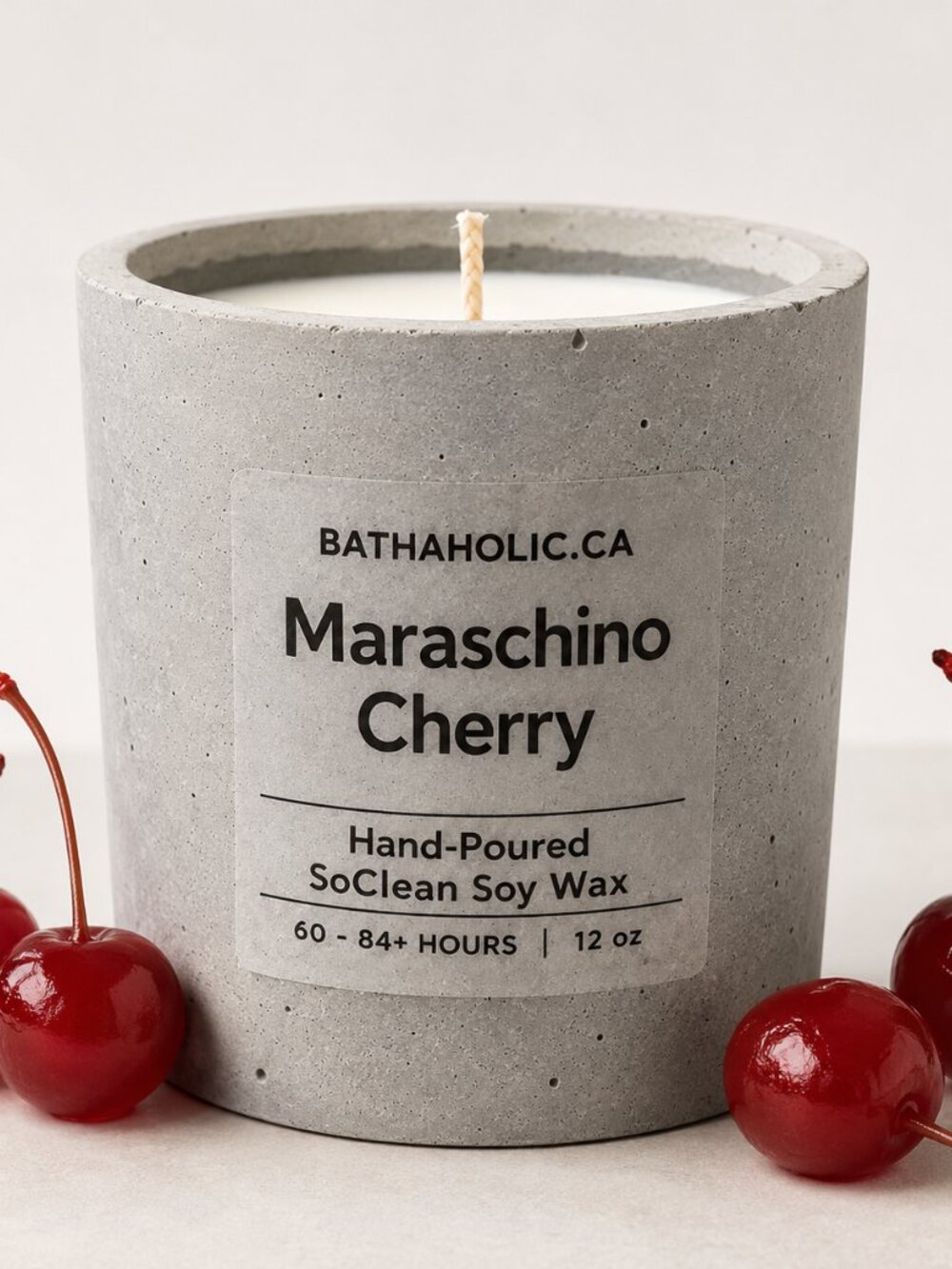 Maraschino Cherry 12oz | Hand-Poured SoClean Soy Wax Candle